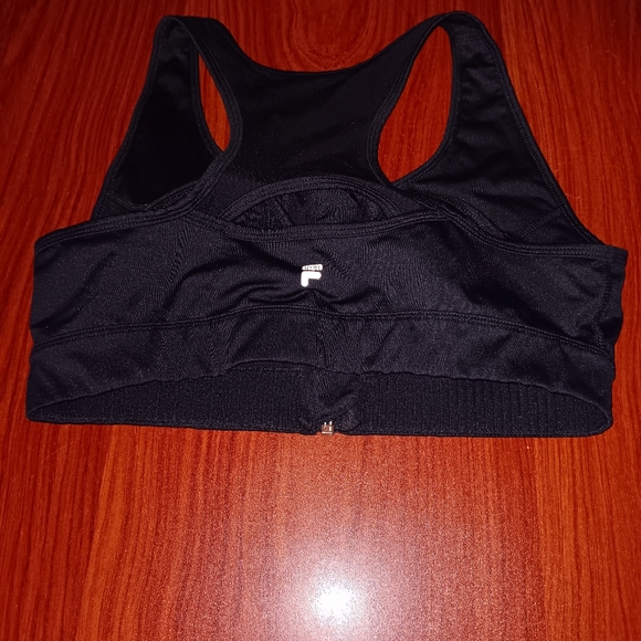 Black fila sports bra large - Picture 2 of 2